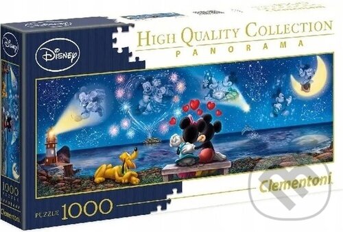 Levně Panoramatické puzzle Mickey Minnie 1000 dílků - puzzle z kategorie 500 – 1000 dielikov
