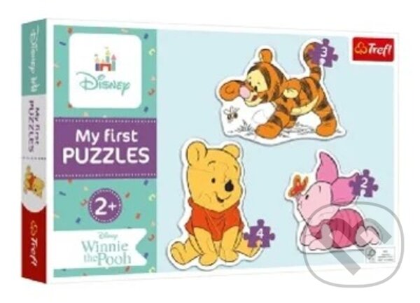 Baby puzzle MEDVÍDEK PÚ 3v1 (2, 3 a 4 dílky) – Trefl