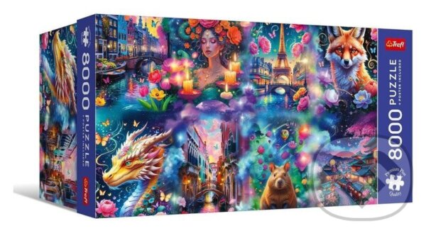 Puzzle Trefl Premium Plus Barevný svět 8000 dílků