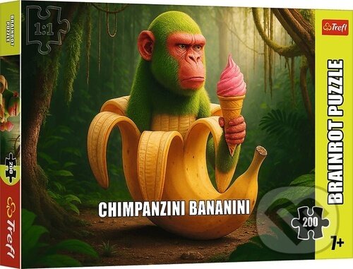 Levně Puzzle BrainRots Chimpanzini Bananini - puzzle z kategorie Zvieratá