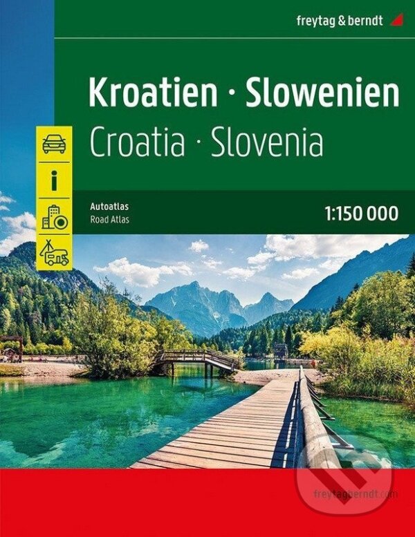 Chorvatsko - Slovinsko 1:150 000 / autoatlas