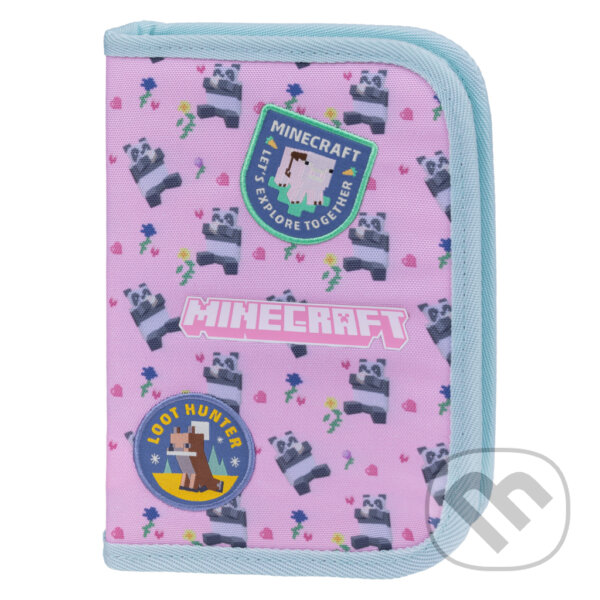 Levně Školský jednoposchodový peračník Baagl Minecraft Panda