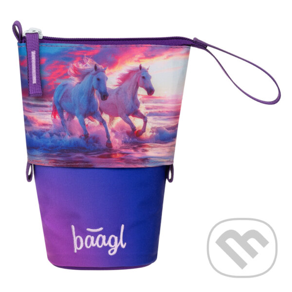 Levně Školský peračník Pop Up (pastelkovník) Baagl Kone Srdce
