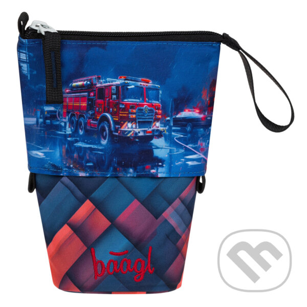 Levně Školský peračník Pop Up (pastelkovník) Baagl Záchranári