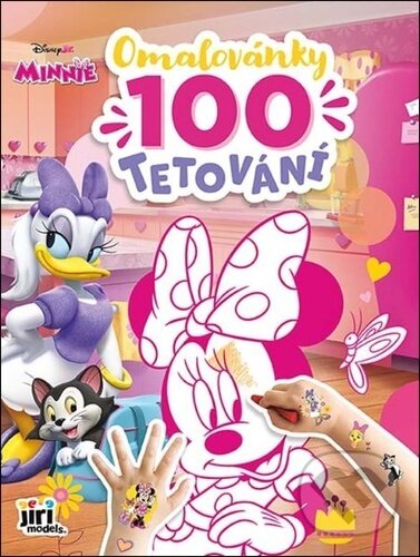 Levně Omalovánky a 100 tetování: Minnie
