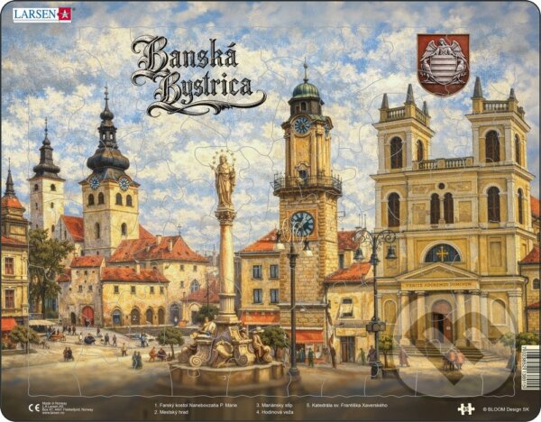 Levně Banská Bystrica (REI161) - puzzle z kategorie Náučné puzzle