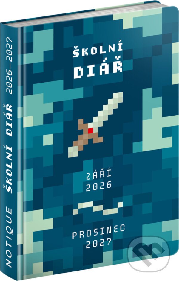 Levně NOTIQUE Školní diář Gamer 2026/2027 (září 2026 – prosinec 2027)