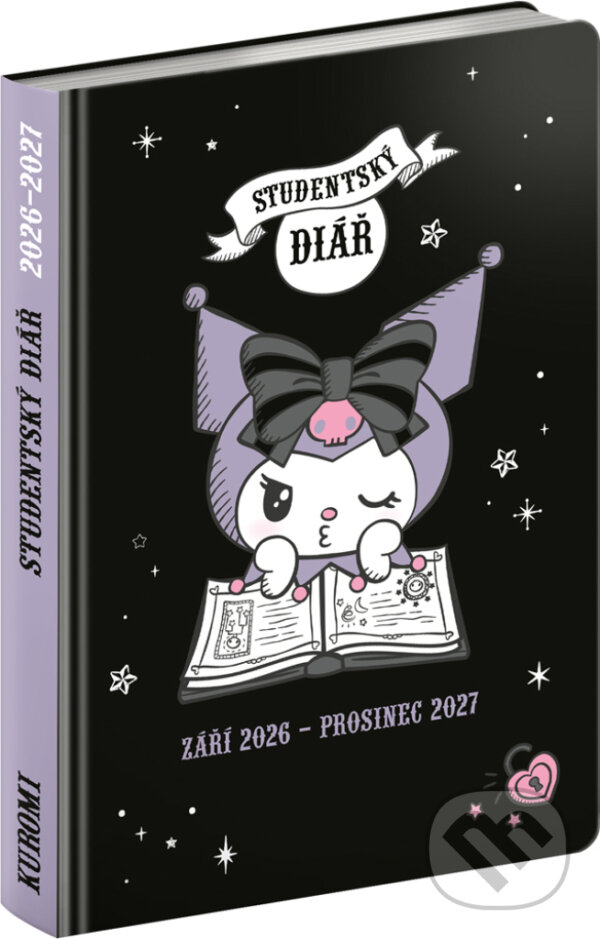Levně NOTIQUE Studentský diář Kuromi 2026/2027 (září 2026 – prosinec 2027)
