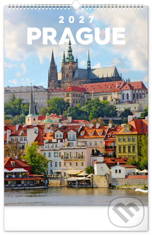 Levně NOTIQUE Nástěnný kalendář Praha 2027 (univerzální kalendárium)