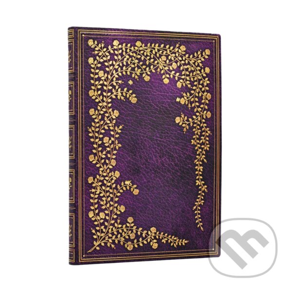 Paperblanks - zápisník New York Rose (midi, linajkovaný, mäkká väzba, elastické zatváranie)