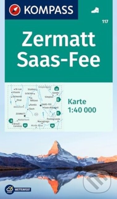 Levně Zermatt, Saas-Fee 1: 40 000