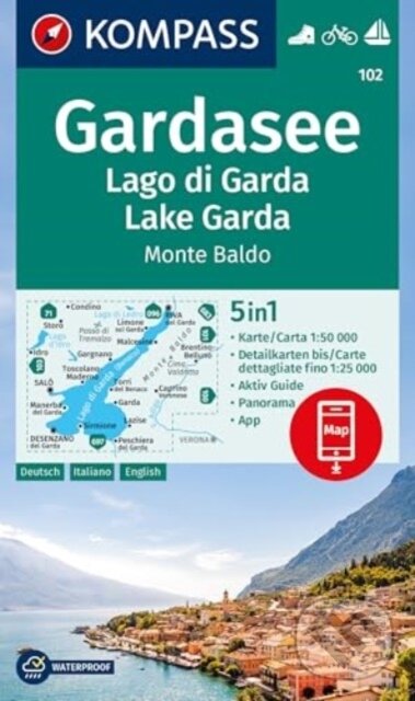 Levně Gardasee, Lago di Garda 1: 50 000