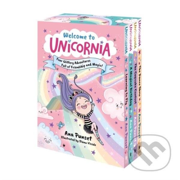 Levně Welcome to Unicornia: Four Glittery Adventures Full of Friendship and Magic!