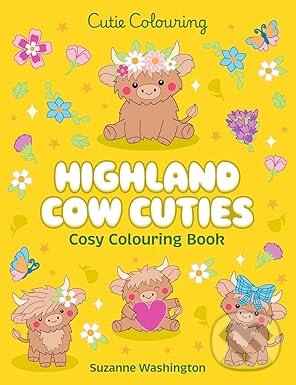 Levně Highland Cow Cuties Colouring Book - Scholastic