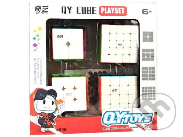 Levně Kocka QiYi Cube darčekový 4-set č.2 - hra z kategorie Ostatné