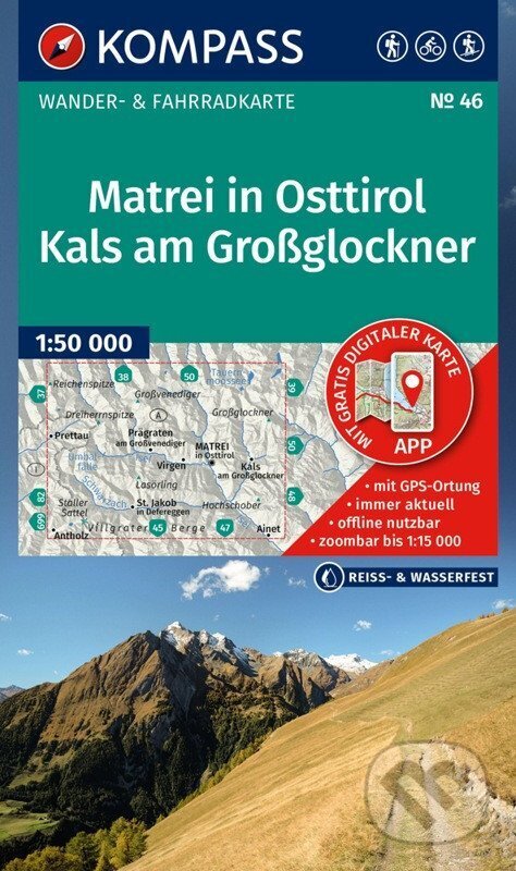 Levně Matrei in Osttirol, Kals am Großglockner 1: 50 000