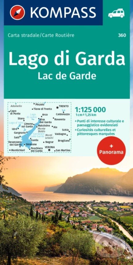 Levně Gardasee 1: 125 000+ Panorama