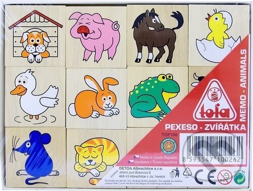 Levně Pexeso Zvířátka - hra z kategorie Vzdelávacie hry