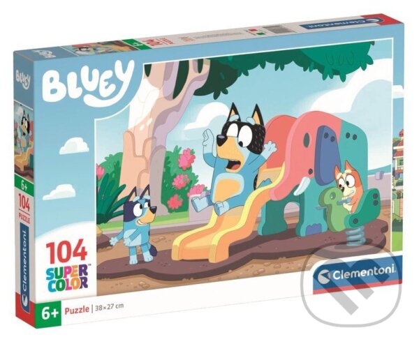 Puzzle: Puzzle Bluey 104 dílků (Clementoni). Clementoni, 2026