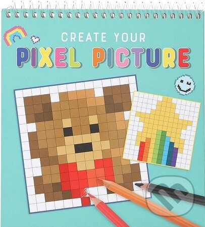 Levně Pixel Picture - Kreatívna pixelová pracovná kniha (Vytvorte si pixelový obrázok Trends) - kniha z kategorie Kreslenie