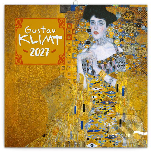 Levně NOTIQUE Nástenný poznámkový kalendár Gustav Klimt 2027