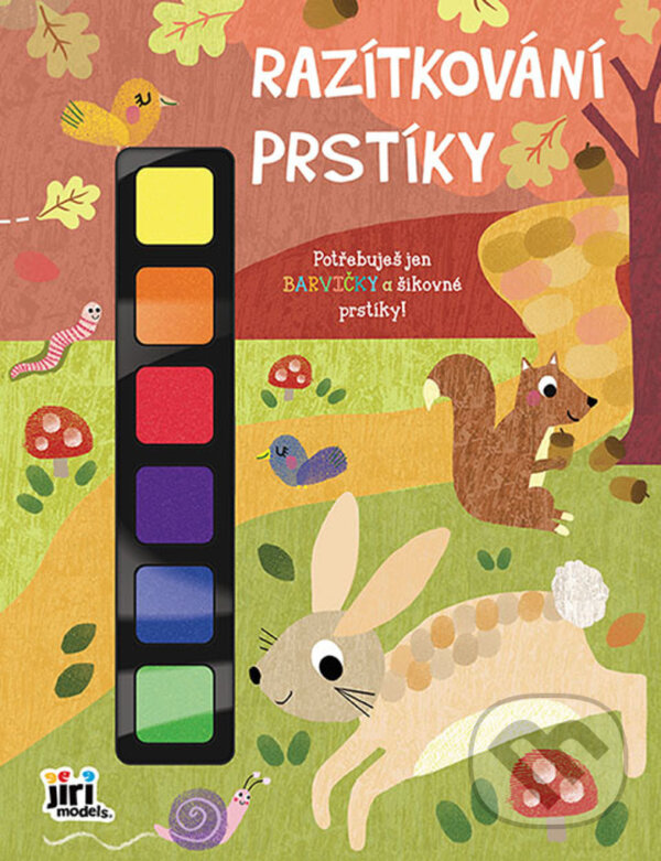 Levně Razítkování - prstíky: Příroda (Potřebuješ jen barvičky a šikovné prstíky!)