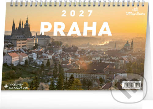 NOTIQUE Stolní kalendář Praha – Miluju Prahu 2027 (Notique). Notique, 2026