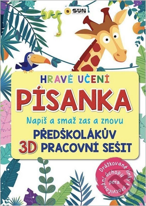 Levně Hravé učení Písanka - Napiš a smaž zas a znovu (Drážkované linky a tužka) - kniha z kategorie Naučné knihy