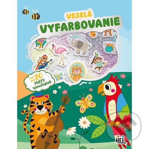 Levně Veselé vyfarbovanie so super samolepkami - Zvieratká - kniha z kategorie Omaľovávanky