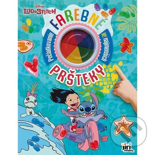 Levně Farebné pršteky Lilo & Stitch - kniha z kategorie Omaľovávanky, vystrihovanie, papier