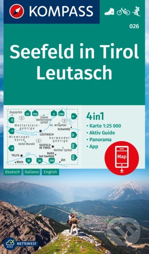 Levně Seefeld in Tirol, Leutasch 1: 25 000