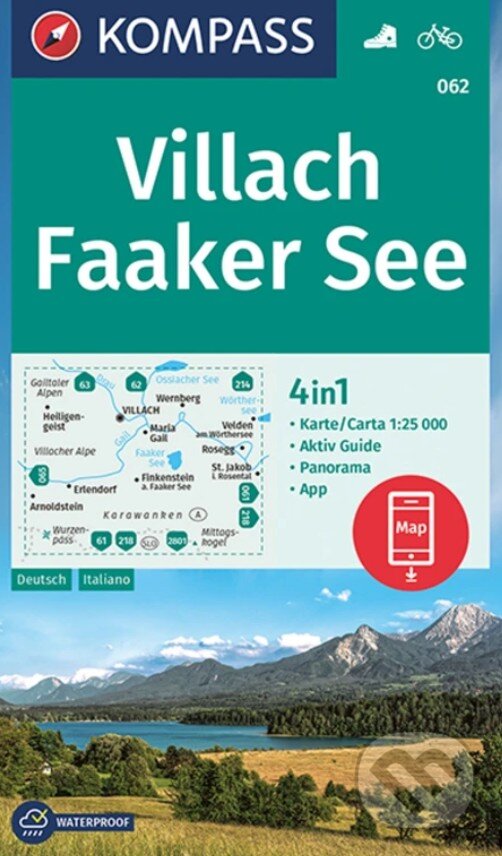 Levně Villach, Faaker See 1: 25 000