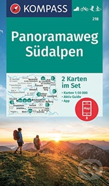 Levně Panoramaweg Südalpen 1: 50 000