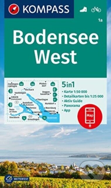 Levně Bodensee West 1: 50 000