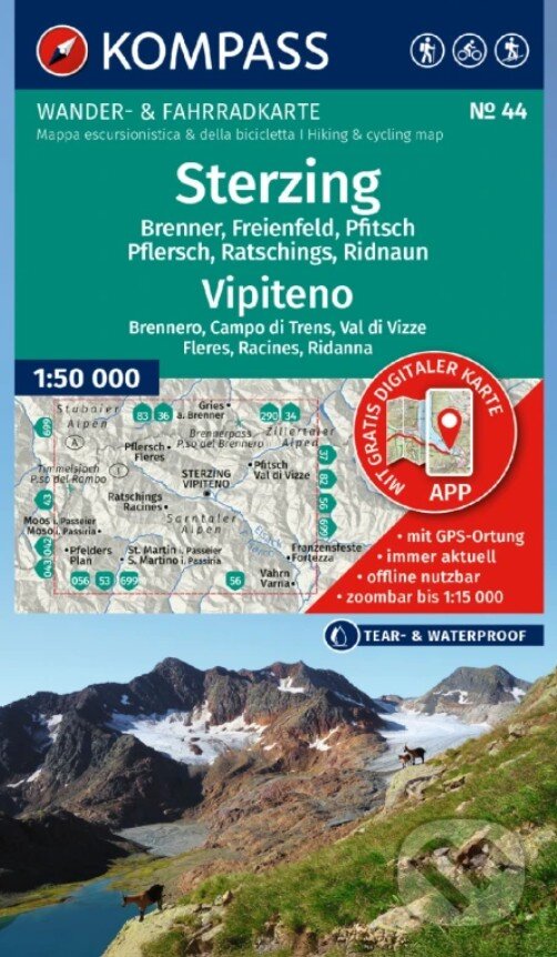 Levně Sterzing, Vipiteno 1: 50 000