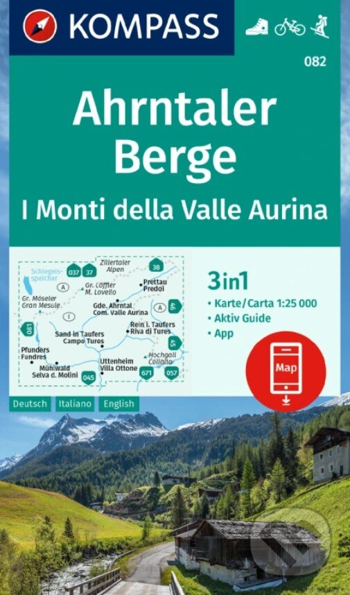 Levně Ahrntaler Berge 1: 25 000