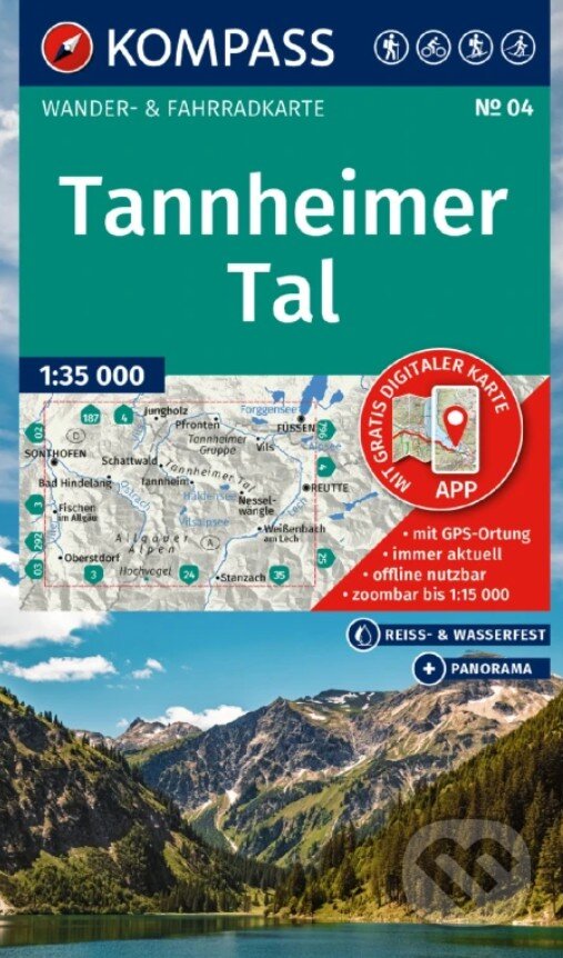 Levně Tannheimer Tal 1: 35 000