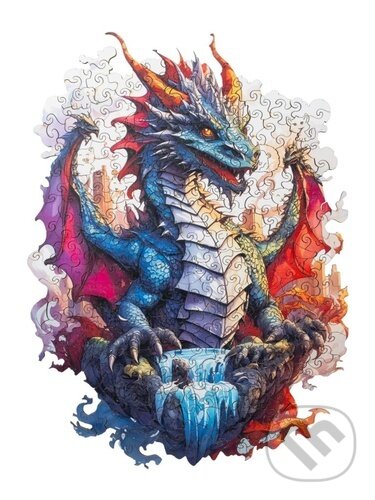 Levně Dřevěné puzzle: Drak - puzzle z kategorie Zvieratá