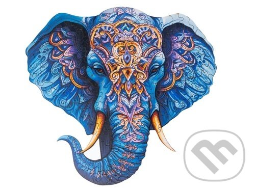 Levně Dřevěné puzzle: Slon - puzzle z kategorie Zvieratá