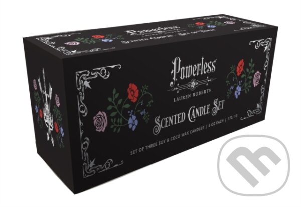 Levně Lauren Roberts: Powerless Trilogy Scented Glass Candle Set (Set of 3)