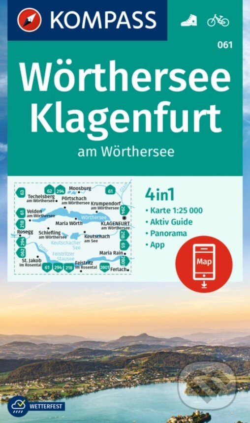 061 Wörthersee, Klagenfurt 1: 25 000
