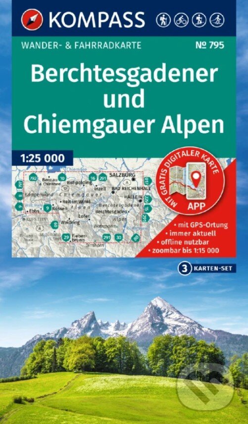 795 Berchtesgadener und Chiemgauer Alpen 1: 25 000