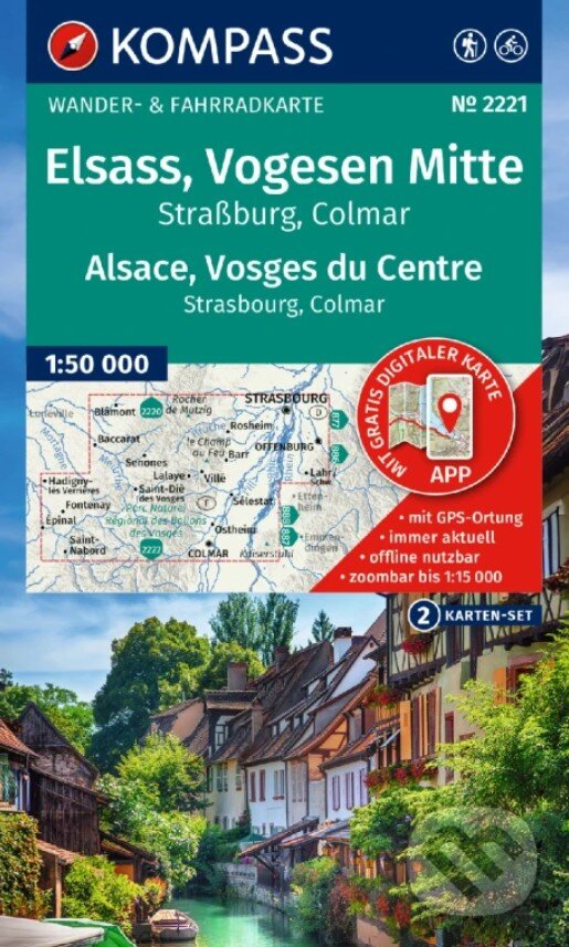2221 Elsass, Vogesen Mitte 1: 50 000