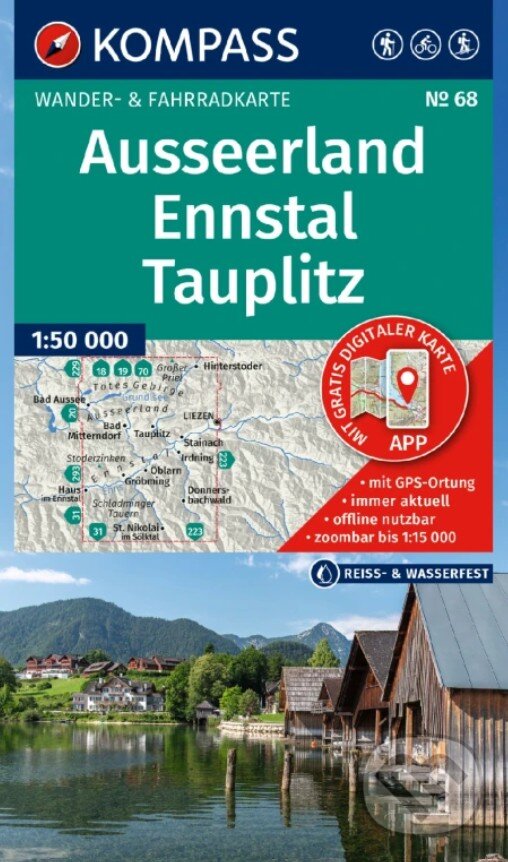 68 Ausseerland, Ennstal, Tauplitz 1: 50 000
