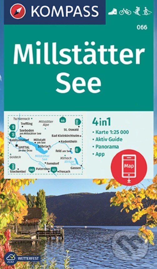 Levně 066 Millstätter See 1: 25 000