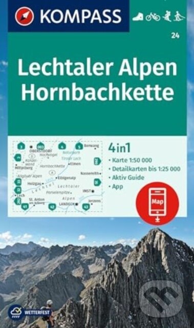 24 Lechtaler Alpen, Hornbachkette 1: 50 000