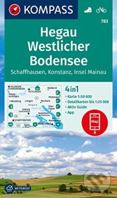 Levně 783 Hegau, Westlicher Bodensee 1: 50 000