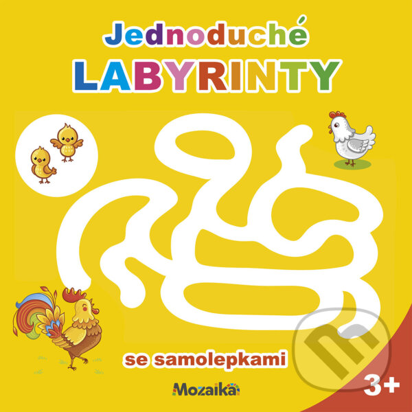Levně Jednoduché labyrinty + samolepky - kniha z kategorie Hlavolamy