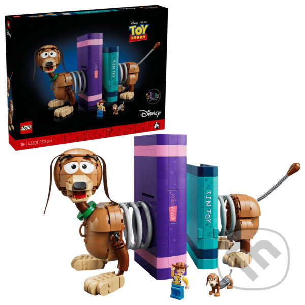 Levně LEGO® Disney™ 43301 Knižné zarážky: Pes Slinky z Toy Story - hra z kategorie Pre všetkých