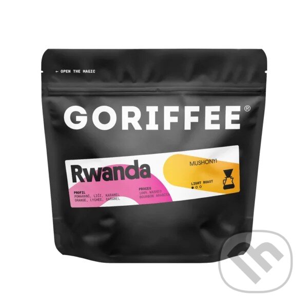 Kávy a čaje: Rwanda Mushonyi Washed 250 g (Goriffee). Goriffee, 2025